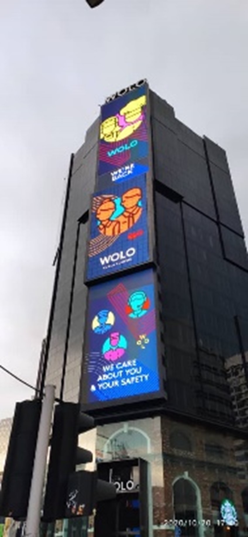 South East Asia Tallest LED Screen & First 3D LED Screen in Malaysia on WOLO Hotel KL